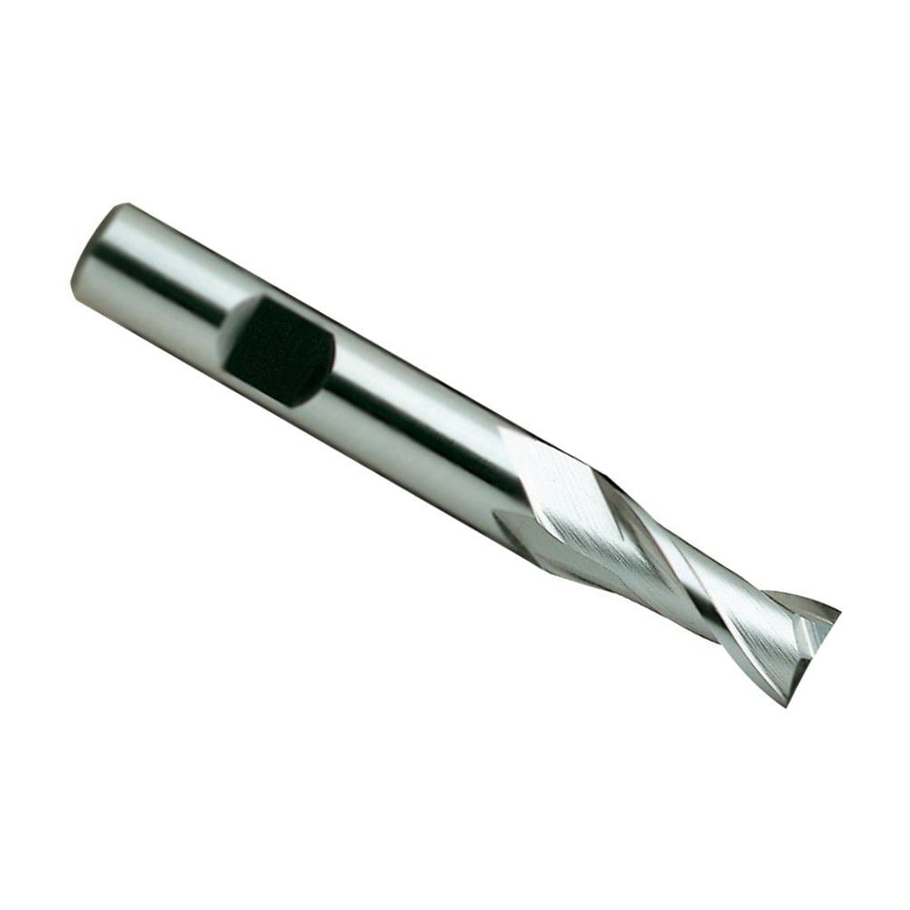 Square End Mill: 2 Flutes, Cobalt