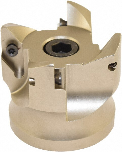 66mm Cut Diam, 27mm Arbor Hole Diam, Indexable Square-Shoulder Face Mill