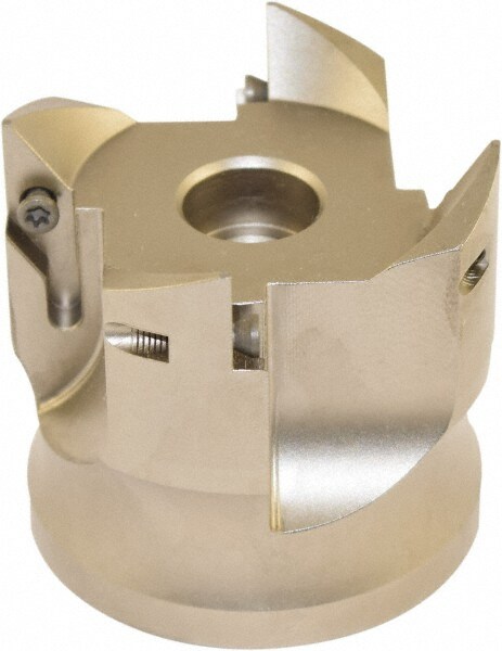 63mm Cut Diam, 22mm Arbor Hole Diam, Indexable Square-Shoulder Face Mill