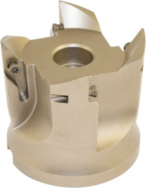 63mm Cut Diam, 22mm Arbor Hole Diam, Indexable Square-Shoulder Face Mill