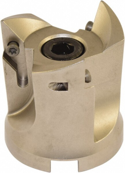 2" Cut Diam, 3/4" Arbor Hole Diam, Indexable Square-Shoulder Face Mill