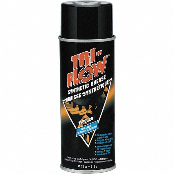 High Temperature Grease: 11.25 oz Aerosol Can, Synthetic with Polytetrafluroethylene