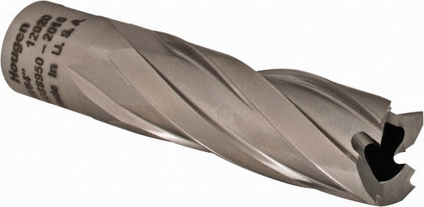 Hougen 12020 Annular Cutter: 49/64" Dia, 2" Depth of Cut, High Speed Steel 