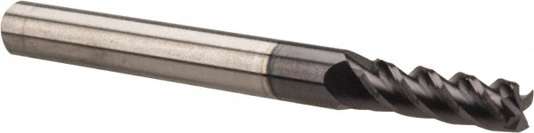 Accupro 12177073 Square End Mill: 5/32 Dia, 1/2 LOC, 3/16 Shank Dia, 2 OAL, 4 Flutes, Solid Carbide Image