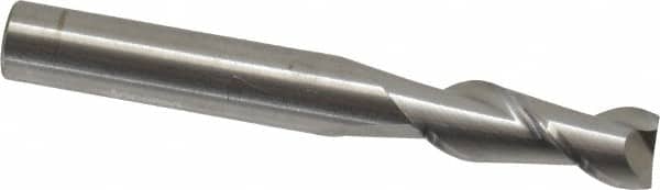 Accupro 12177006 Square End Mill: 5/16 Dia, 13/16 LOC, 5/16 Shank Dia, 2-1/2 OAL, 2 Flutes, Solid Carbide 