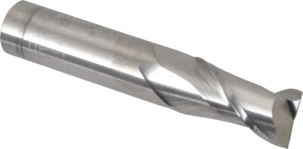 Accupro 12177016 Square End Mill: 5/8 Dia, 1-1/4 LOC, 5/8 Shank Dia, 3-1/2 OAL, 2 Flutes, Solid Carbide Image