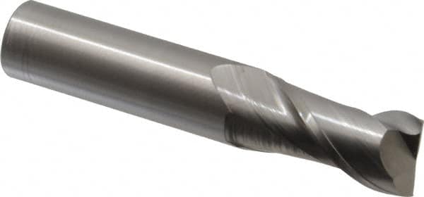 Accupro 12177018 Square End Mill: 3/4 Dia, 1-1/2 LOC, 3/4 Shank Dia, 4 OAL, 2 Flutes, Solid Carbide 