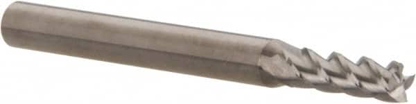 Accupro 12177072 Square End Mill: 5/32 Dia, 1/2 LOC, 3/16 Shank Dia, 2 OAL, 4 Flutes, Solid Carbide 