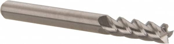 Accupro 12177074 Square End Mill: 3/16 Dia, 5/8 LOC, 3/16 Shank Dia, 2 OAL, 4 Flutes, Solid Carbide 
