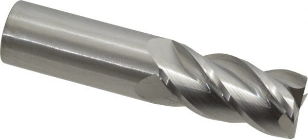 Accupro 12177096 Square End Mill: 7/8 Dia, 1-3/4 LOC, 7/8 Shank Dia, 4 OAL, 4 Flutes, Solid Carbide 