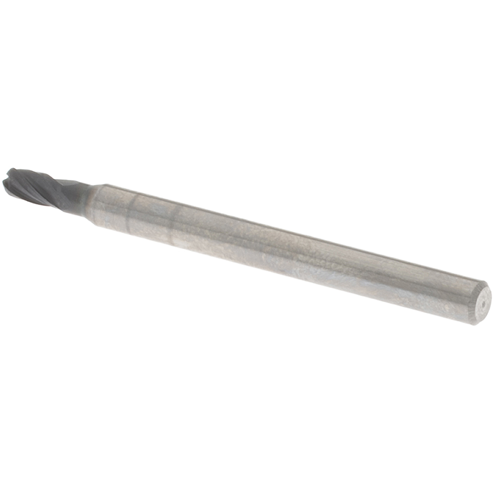 OSG Ball End Mill 3/32" Dia, 3/16" LOC, 4 Flute, Solid Carbide MSC