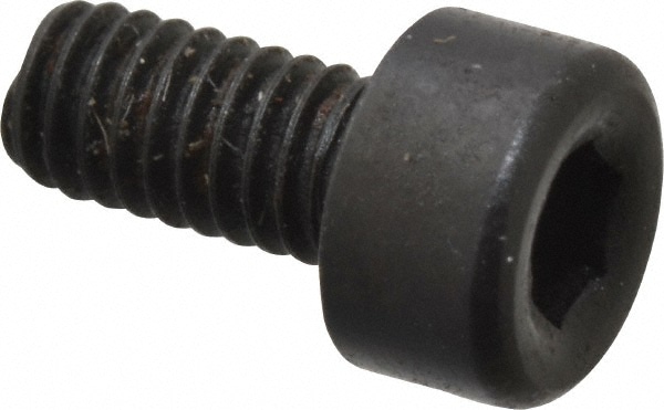 Holo-Krome 76655 Hex Head Cap Screw: M2.5 x 0.45 x 5 mm, Grade 12.9 Alloy Steel, Black Oxide Finish Image