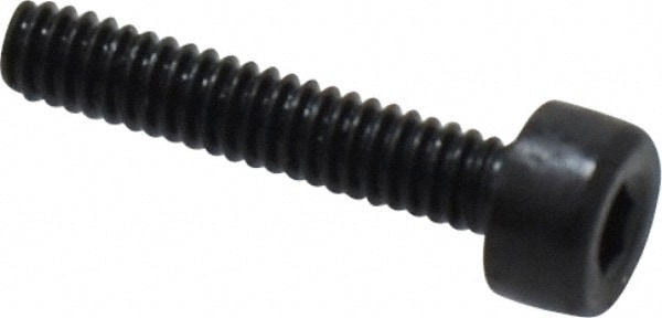 Holo-Krome 76610 Hex Head Cap Screw: M2 x 0.40 x 10 mm, Grade 12.9 Alloy Steel, Black Oxide Finish Image