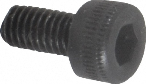 Holo-Krome 76008 Hex Head Cap Screw: M3 x 0.50 x 6 mm, Grade 12.9 Alloy Steel, Black Oxide Finish Image