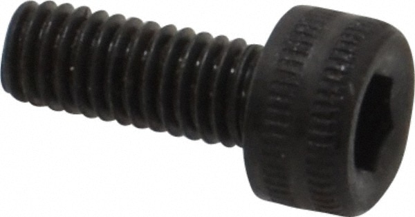 Holo-Krome 76012 Hex Head Cap Screw: M3 x 0.50 x 8 mm, Grade 12.9 Alloy Steel, Black Oxide Finish Image