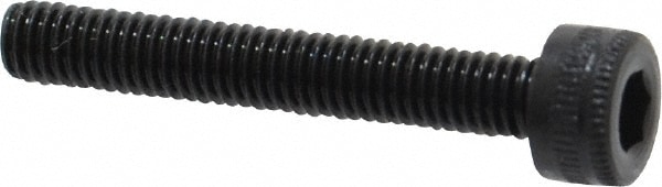 Holo-Krome 76032 Hex Head Cap Screw: M3 x 0.50 x 20 mm, Grade 12.9 Alloy Steel, Black Oxide Finish Image