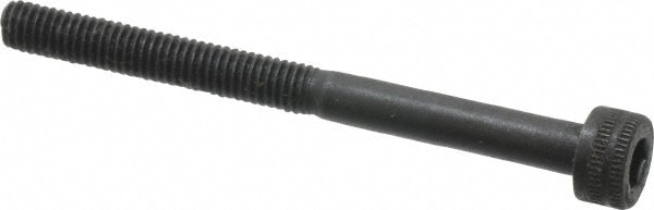 Holo-Krome 76044 Hex Head Cap Screw: M3 x 0.50 x 35 mm, Grade 12.9 Alloy Steel, Black Oxide Finish Image