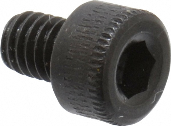 Holo-Krome 76048 Hex Head Cap Screw: M4 x 0.70 x 5 mm, Grade 12.9 Alloy Steel, Black Oxide Finish Image