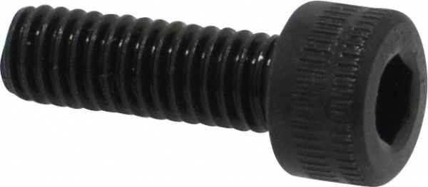 Holo-Krome 76064 Hex Head Cap Screw: M4 x 0.70 x 12 mm, Grade 12.9 Alloy Steel, Black Oxide Finish Image