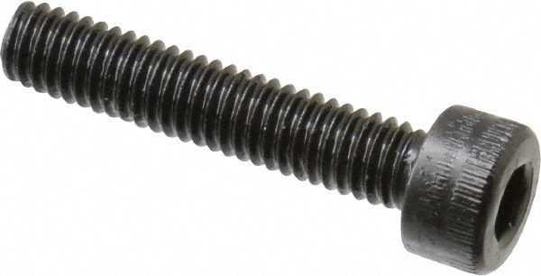 Holo-Krome 76076 Hex Head Cap Screw: M4 x 0.70 x 20 mm, Grade 12.9 Alloy Steel, Black Oxide Finish Image