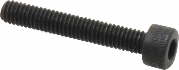 Holo-Krome 76080 Hex Head Cap Screw: M4 x 0.70 x 25 mm, Grade 12.9 Alloy Steel, Black Oxide Finish Image