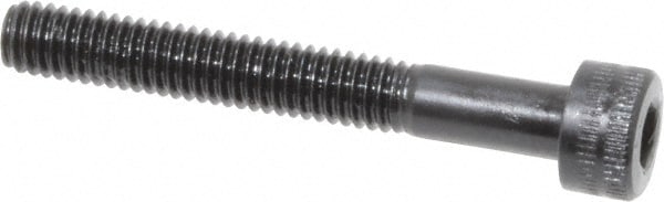 Holo-Krome 76084 Hex Head Cap Screw: M4 x 0.70 x 30 mm, Grade 12.9 Alloy Steel, Black Oxide Finish Image