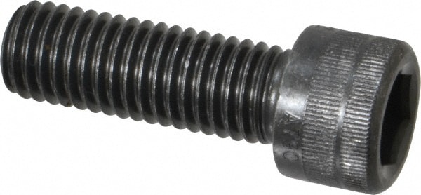 Holo-Krome 76368 Hex Head Cap Screw: M12 x 1.75 x 35 mm, Grade 12.9 Alloy Steel, Black Oxide Finish Image