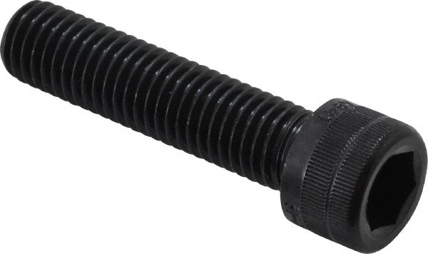 Holo-Krome 76380 Hex Head Cap Screw: M12 x 1.75 x 50 mm, Grade 12.9 Alloy Steel, Black Oxide Finish Image