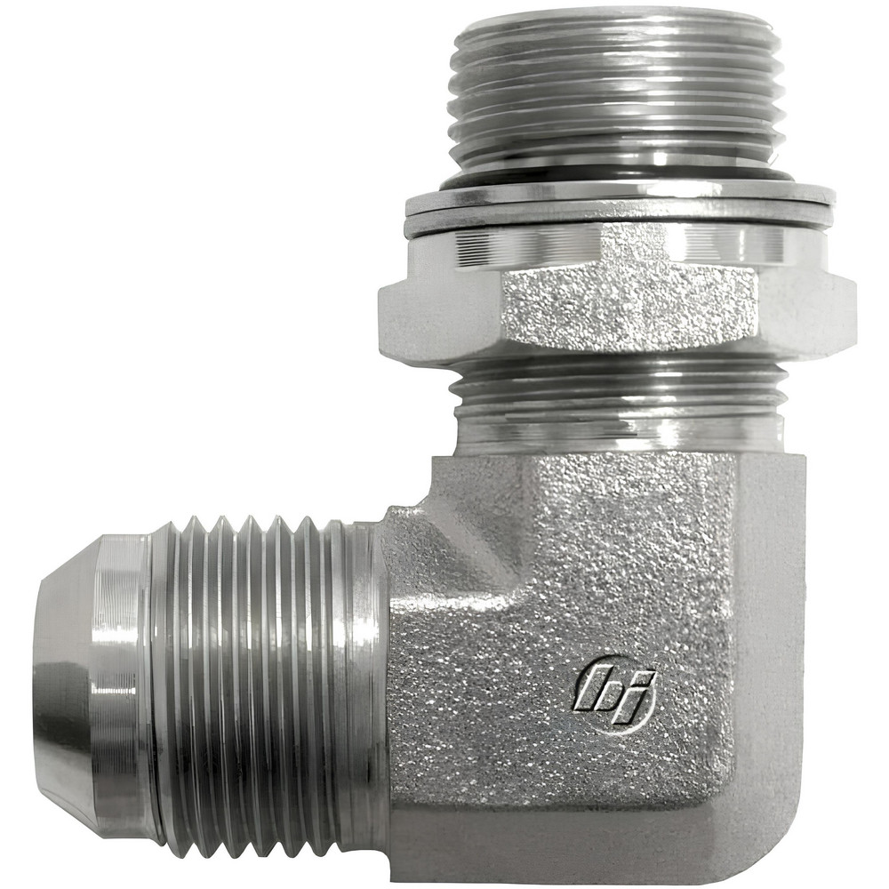 Brennan Steel Flared Tube 90 Deg Elbow 7/814 x M22x1.5 Thread, 37