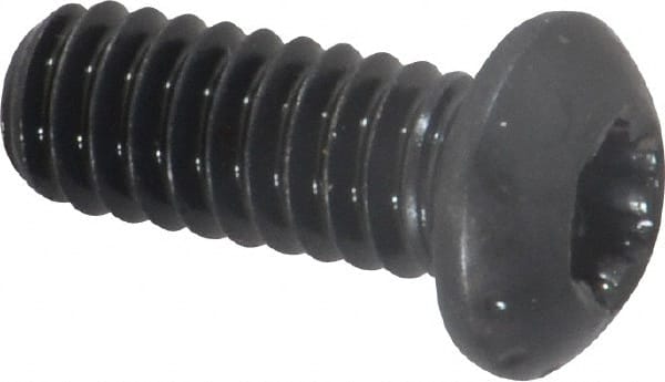 Black Oxide Alloy Steel Button Screw Pack of 100 US Made Fully Threaded Hex Socket Drive 10-32 Thread Size 1//4 Length