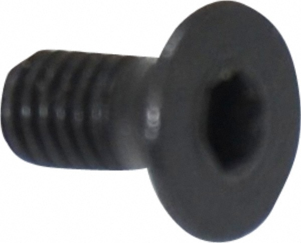 Holo-Krome 87003 Flat Socket Cap Screw: Grade 12.9 Alloy Steel, Black Oxide Finish Image