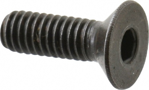 Holo-Krome 87032 Flat Socket Cap Screw: Grade 12.9 Alloy Steel, Black Oxide Finish Image