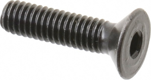 Holo-Krome 87036 Flat Socket Cap Screw: Grade 12.9 Alloy Steel, Black Oxide Finish Image