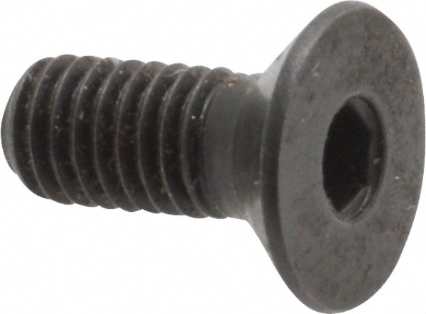 Holo-Krome 87060 Flat Socket Cap Screw: Grade 12.9 Alloy Steel, Black Oxide Finish Image