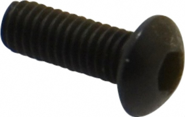 Holo-Krome 86001 M3x0.50 8mm Length Under Head Hex Socket Drive Button Socket Cap Screw Image