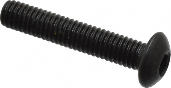 Holo-Krome 86006 M3x0.50 16mm Length Under Head Hex Socket Drive Button Socket Cap Screw Image