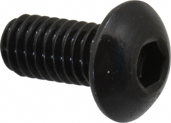 Holo-Krome 86007 M4x0.70 8mm Length Under Head Hex Socket Drive Button Socket Cap Screw Image