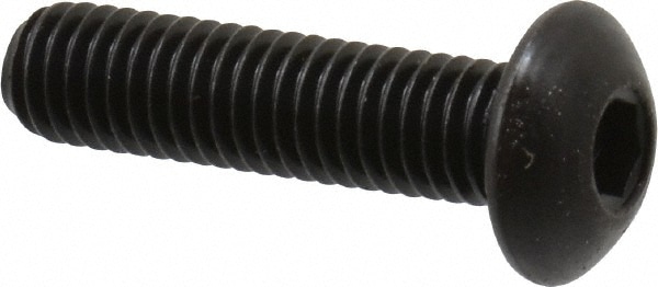 Holo-Krome 86021 M5x0.80 20mm Length Under Head Hex Socket Drive Button Socket Cap Screw Image