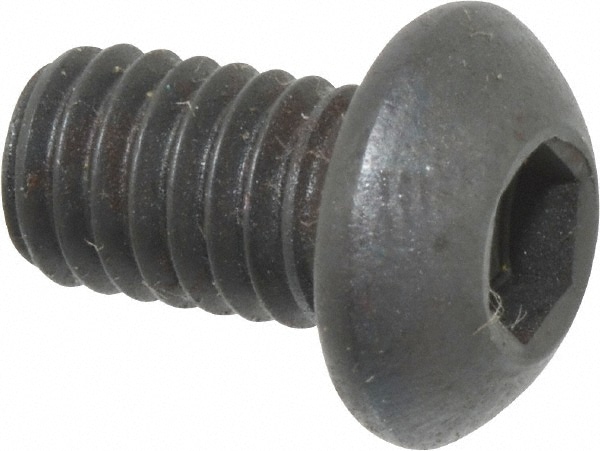 Holo-Krome 86027 M6x1.00 10mm Length Under Head Hex Socket Drive Button Socket Cap Screw Image