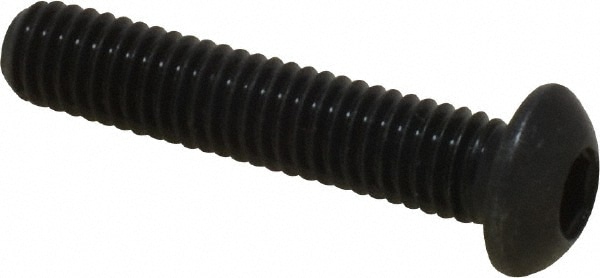 Holo-Krome 86037 M6x1.00 30mm Length Under Head Hex Socket Drive Button Socket Cap Screw Image