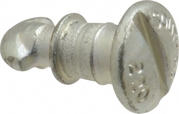 0.2470" Long, Slotted Drive, Oval Head, Steel Quarter Turn Stud