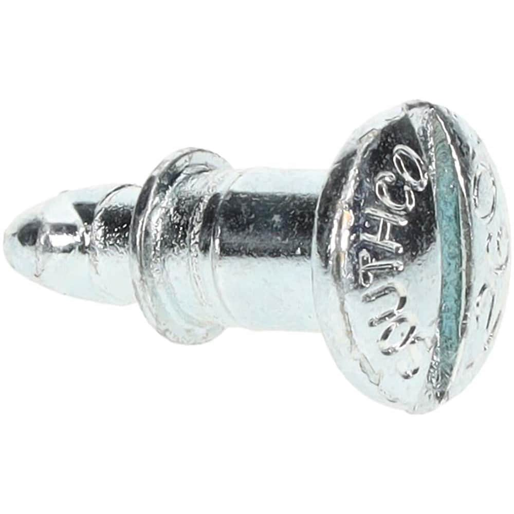 0.2870" Long, Slotted Drive, Oval Head, Steel Quarter Turn Stud