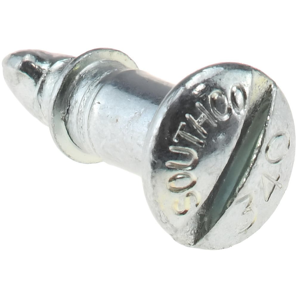 0.3670" Long, Slotted Drive, Oval Head, Steel Quarter Turn Stud