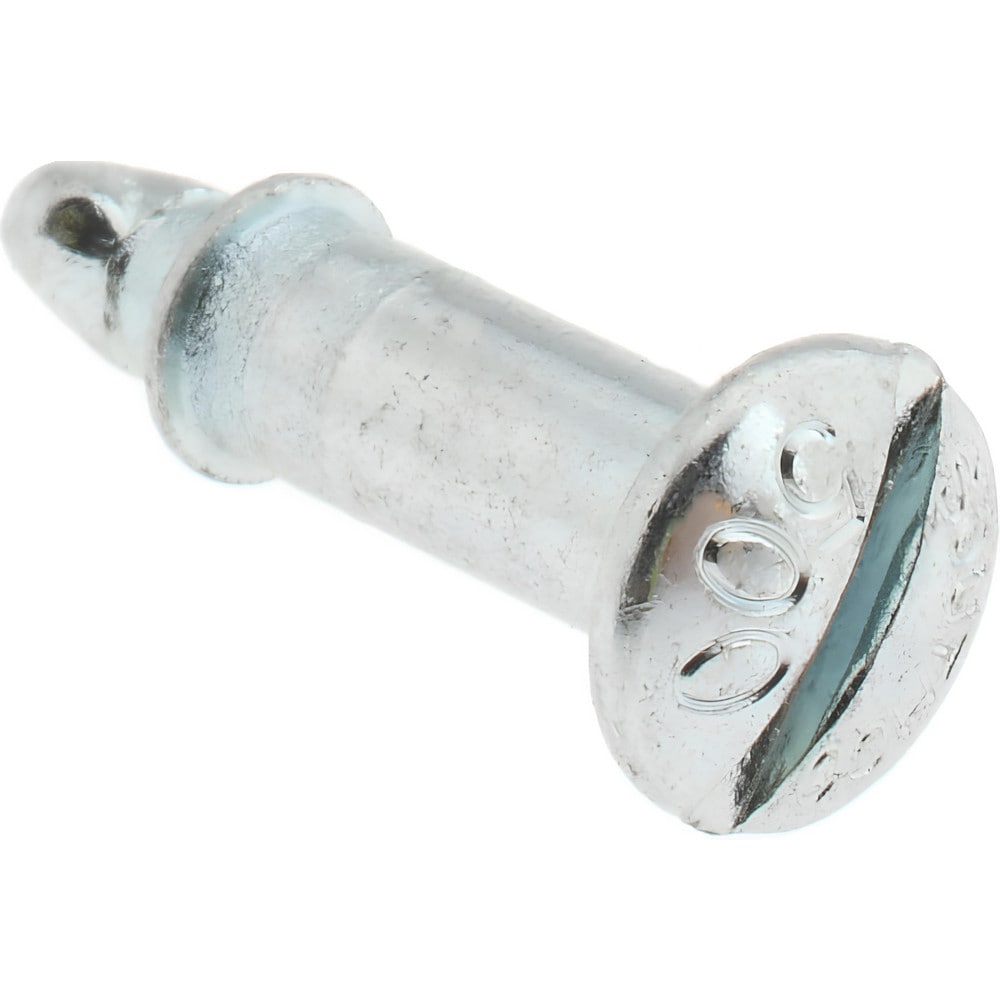 0.5270" Long, Slotted Drive, Oval Head, Steel Quarter Turn Stud