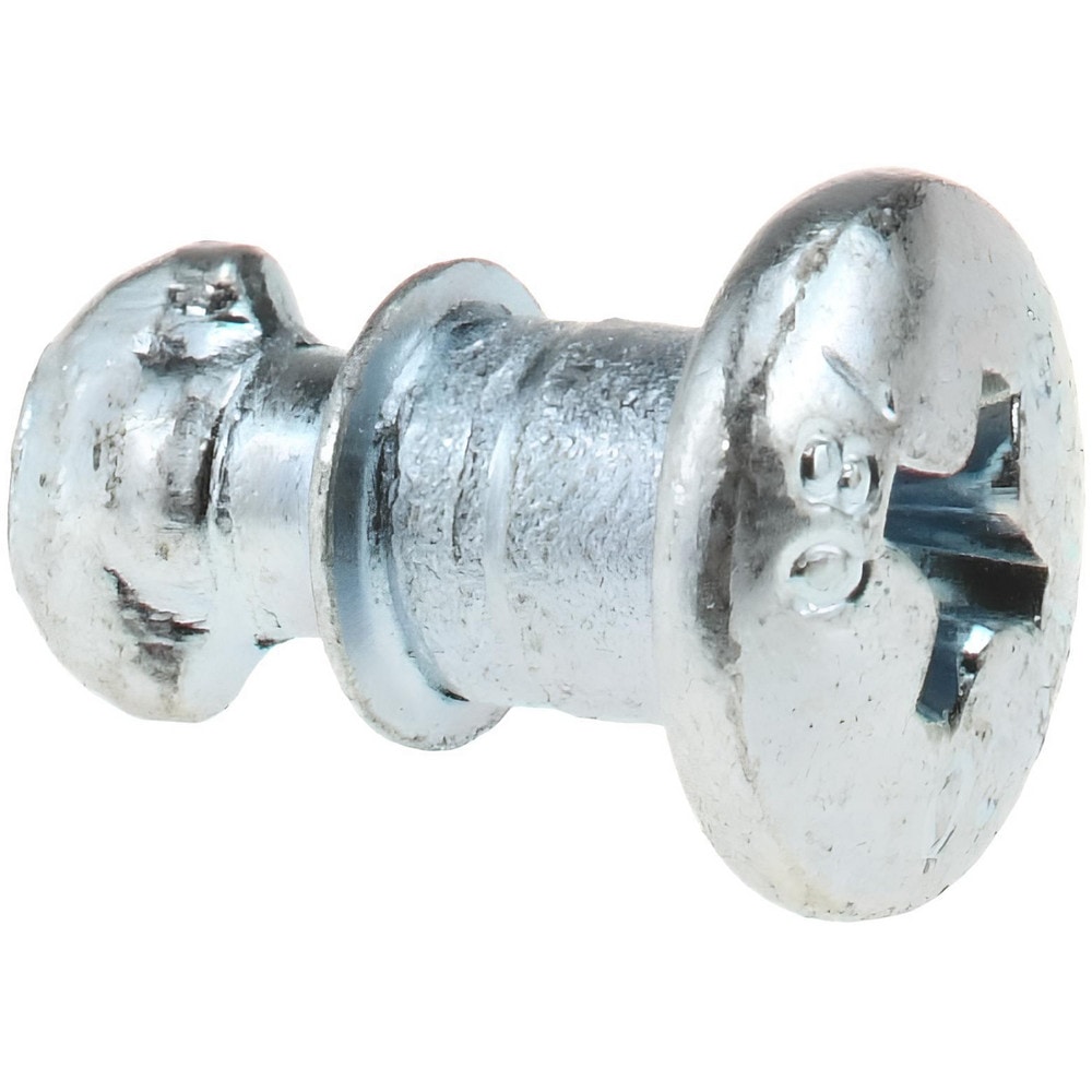 0.2070" Long, Phillips Drive, Oval Head, Steel Quarter Turn Stud