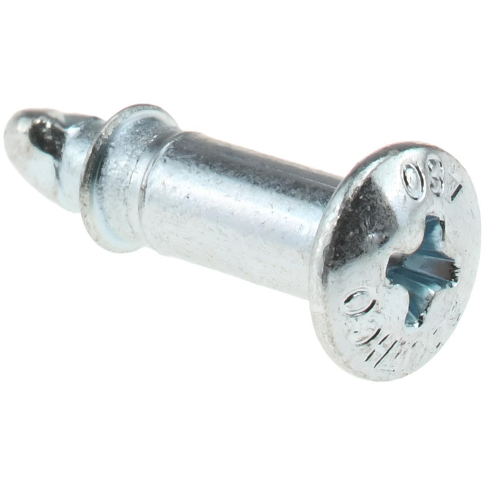 0.5070" Long, Phillips Drive, Oval Head, Steel Quarter Turn Stud