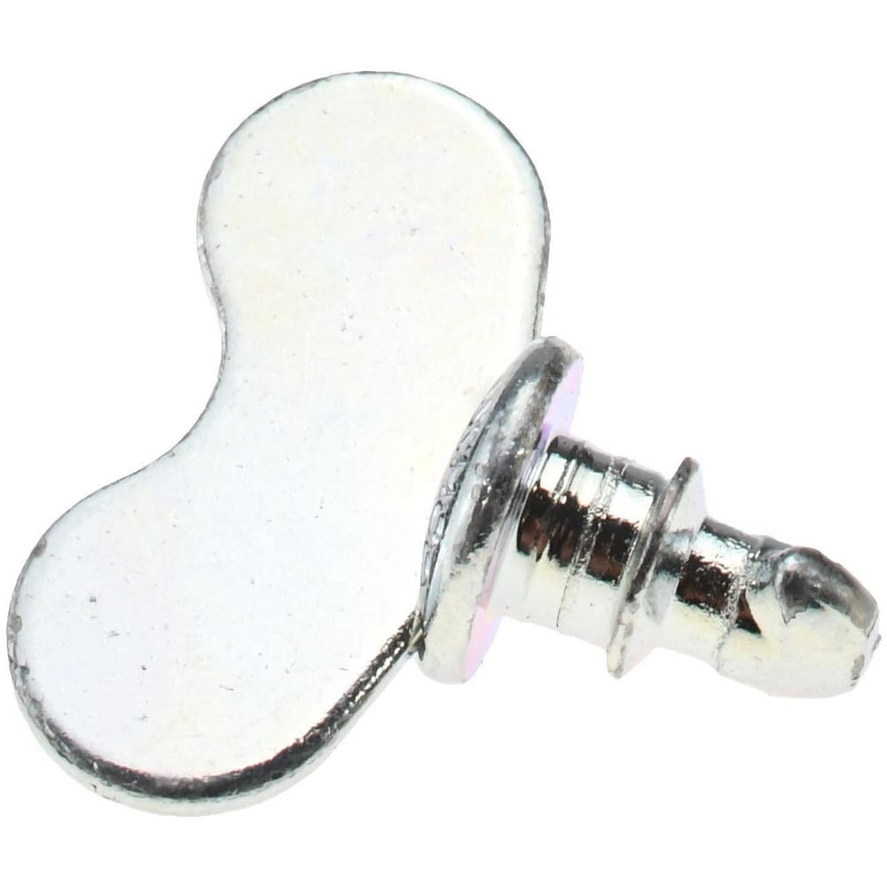 0.1270" Long, Wing Head, Steel Quarter Turn Stud