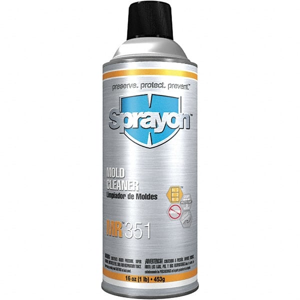 Sprayon. S00351000 16 Ounce Aerosol Can, Clear, Mold Cleaner 