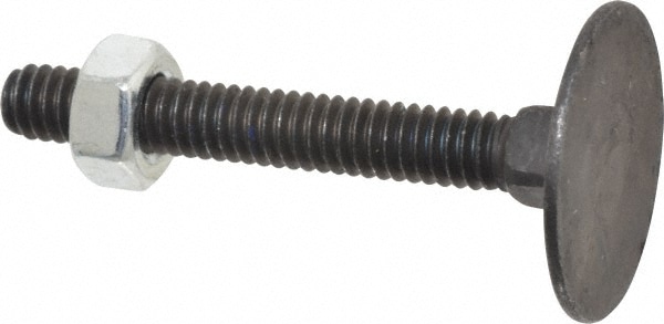 Value Collection BOEC14200wHex 1/4-20, 2" OAL, 31/32" Head Diam, Steel Elevator Bolt Image