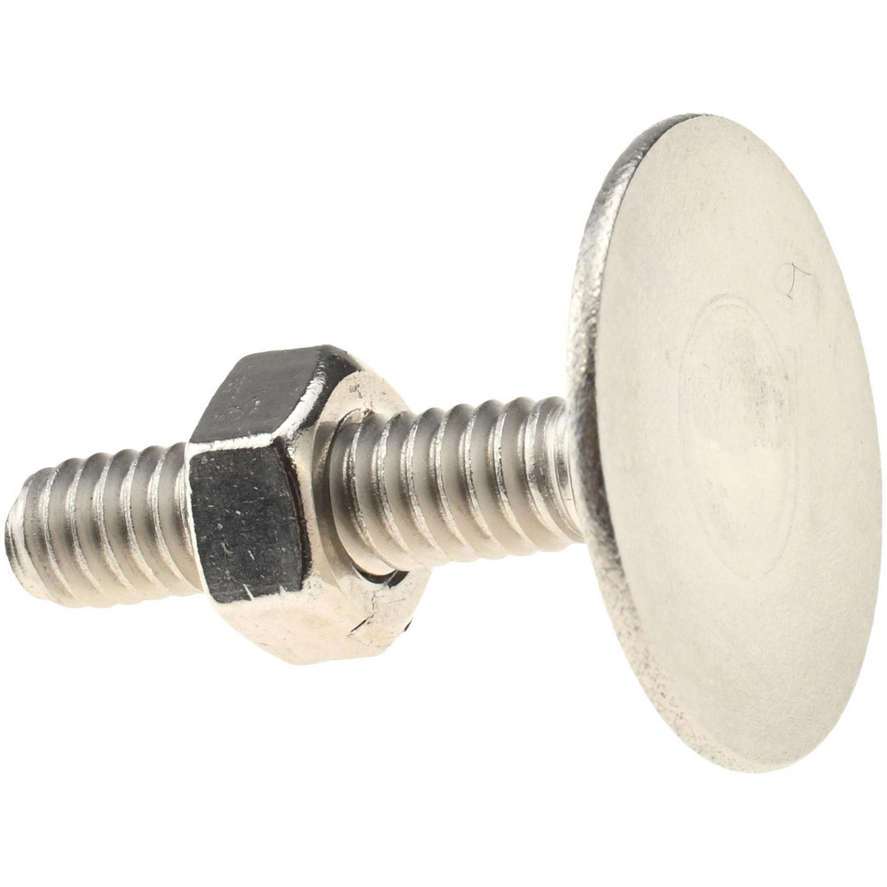 1/4-20, 1-1/4" OAL, 31/32" Head Diam, Stainless Steel Elevator Bolt